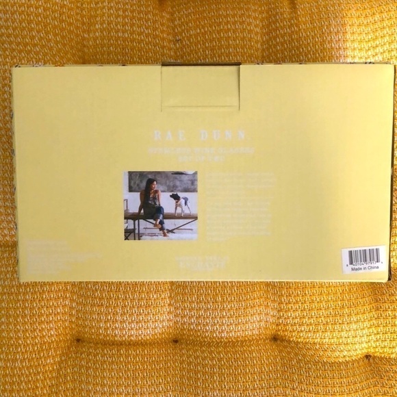 NEW RAE DUNN STEMLESS WINE GLASSES SET OF 2 | EGG HIDER & EGG FINDER | - Picture 3 of 4